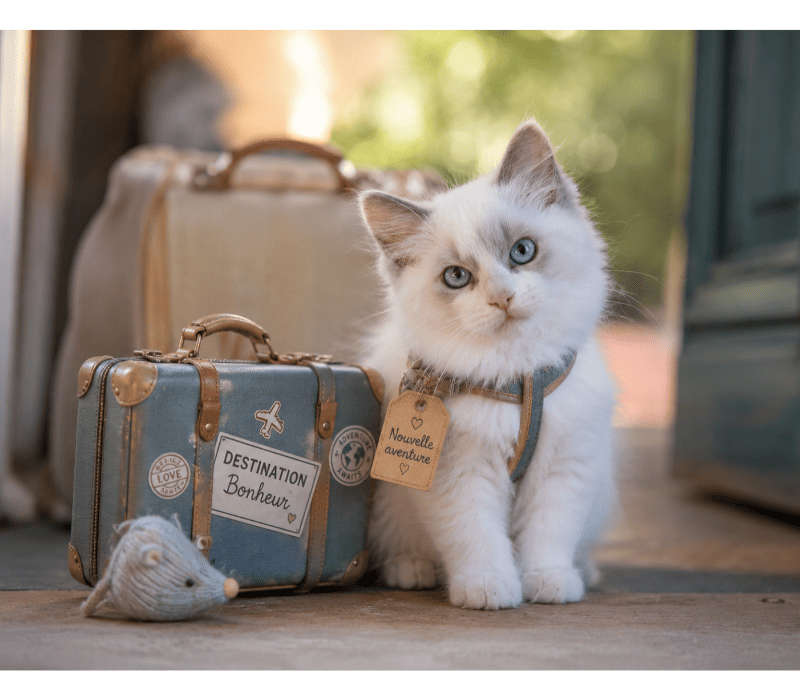 coin cozy pour accueil chaton gen AI